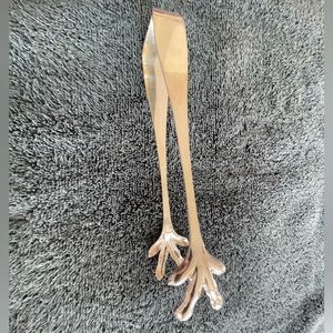 Vintage Reed & Barton Serving Sugar Ice Claw Tongs Silver Plate